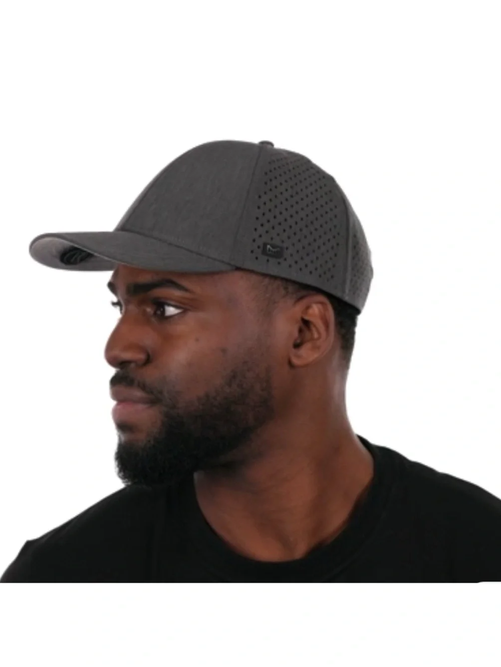 Melin A-GAME HYDRO Performance Snapback Hat in Heather Charcoal Size M